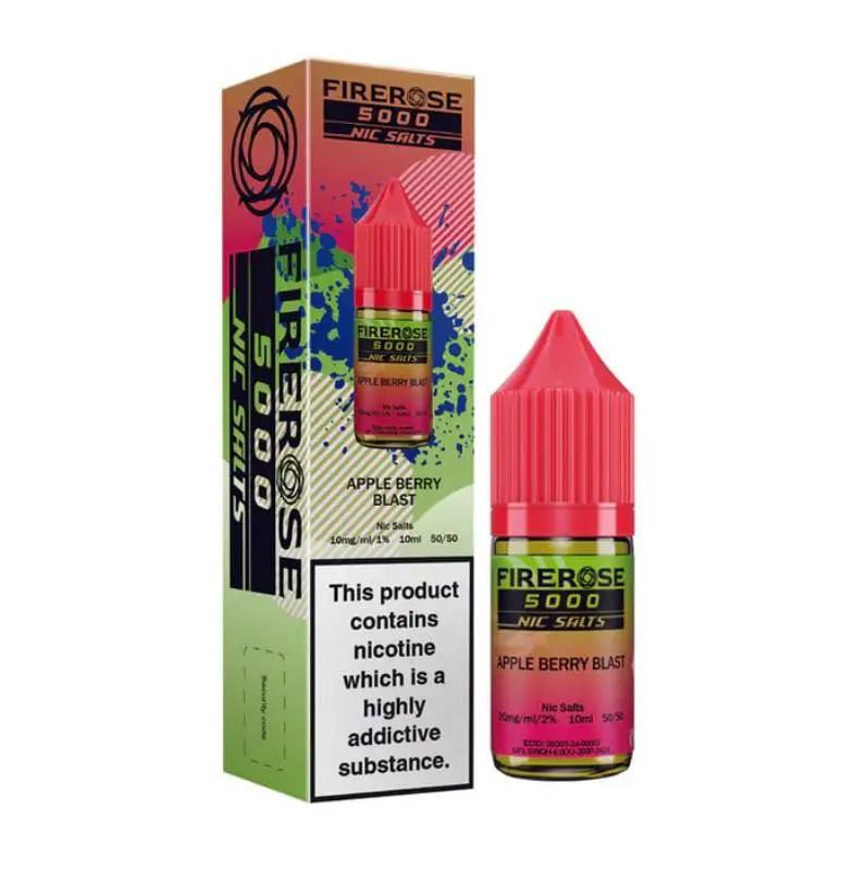 Product Image of Apple Berry Blast Nic Salt E-Liquid by Firerose 5000 Nic salt 10ml